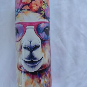Colorful Llama Drinkware Tumbler